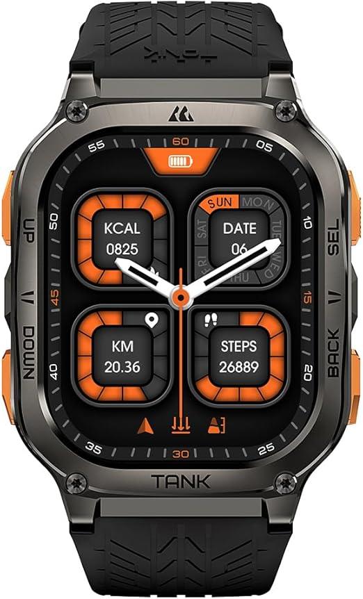 AMAZTIM M3 Ultra GPS Smart Watch for Men - Military Grade, 2" Screen - Logan's Toy Chest