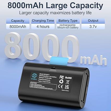 Anegine 8000mAh Battery Pack Outdoor Camera – Type-C Fast Charge - Logan's Toy Chest