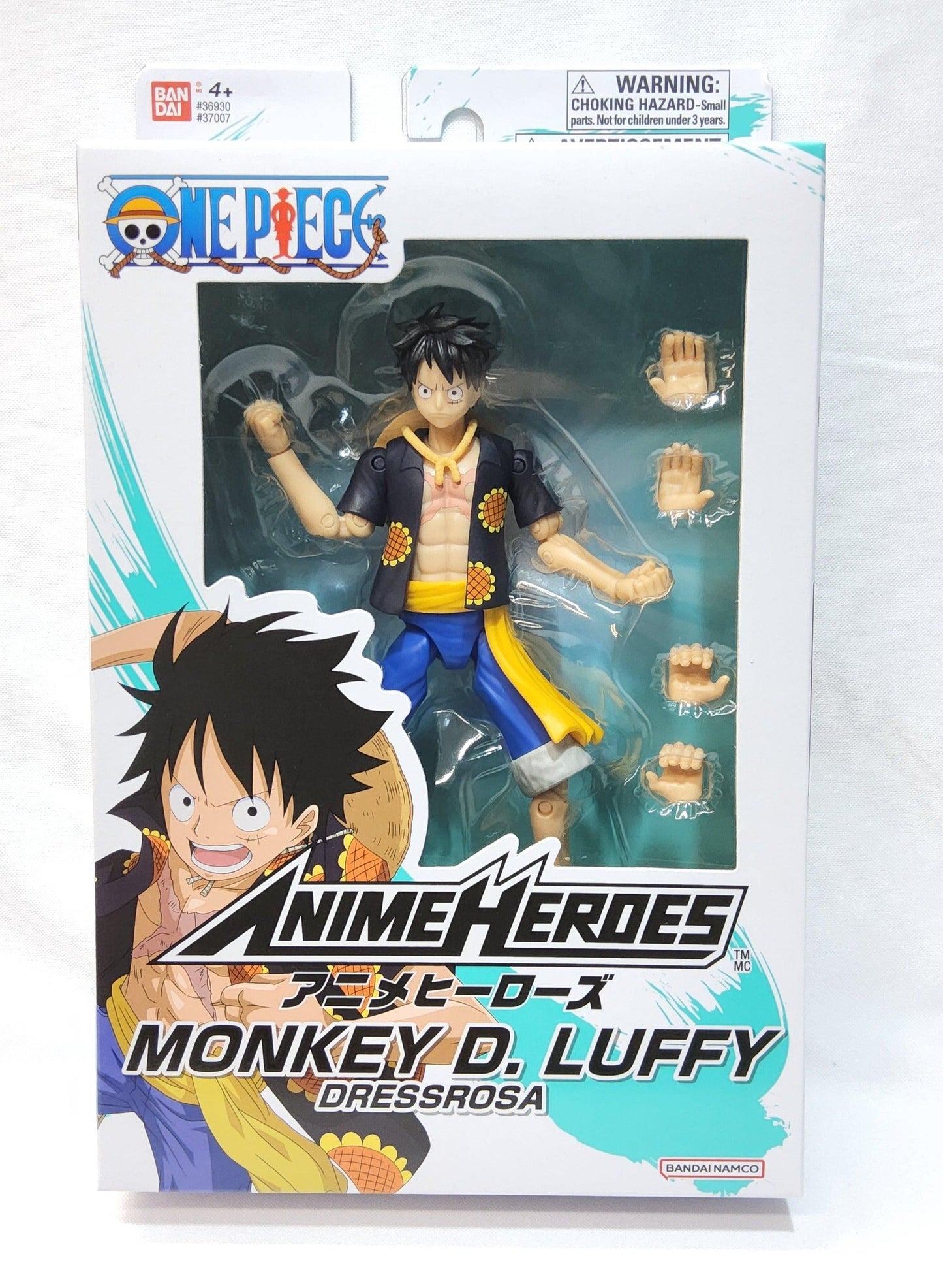 ANIME HEROES One Piece Monkey D. Luffy Dressrosa Action Figure - Logan's Toy Chest