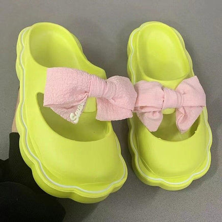 Anime My Melody Kuromi Summer Slippers Kawaii Cinnamoroll Home Anti-Skid Sandals Pompompurin Girl Cartoon Doll Outdoor Slides - Logan's Toy Chest