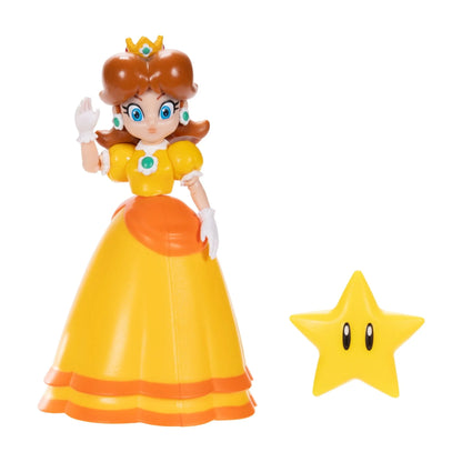 World of Nintendo Super Mario Daisy 4-Inch Articulated Action Figure