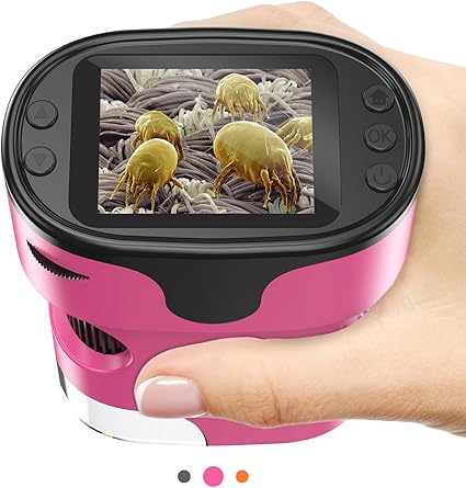 BEBANG 1000X Handheld Digital Microscope for Kids, 4K Screen & Slides Kit - Logan's Toy Chest