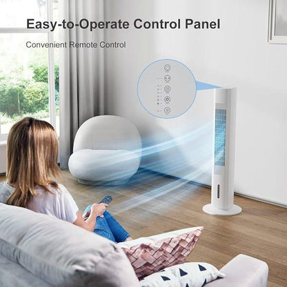 BEBEGINE 3-in-1 Portable Air Conditioner Tower Fan, Remote, Oscillating - Logan's Toy Chest