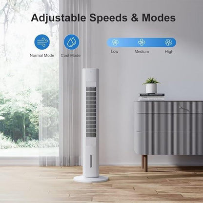 BEBEGINE 3-in-1 Portable Air Conditioner Tower Fan, Remote, Oscillating - Logan's Toy Chest