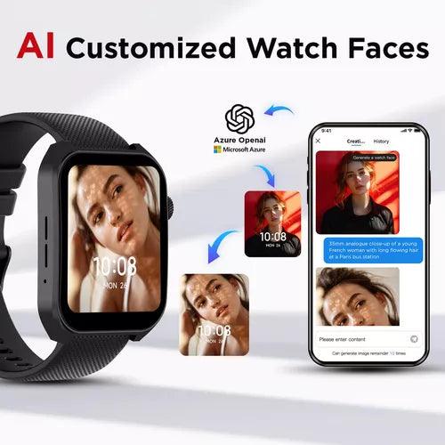 BENIO Lark 3 Smart Watch, 2.04" AMOLED, Heart Rate/Sleep Monitor, Waterproof - Logan's Toy Chest