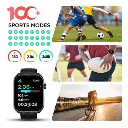 BENIO Lark 3 Smart Watch, 2.04" AMOLED, Heart Rate/Sleep Monitor, Waterproof - Logan's Toy Chest