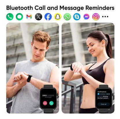 BENIO Lark 3 Smart Watch, 2.04" AMOLED, Heart Rate/Sleep Monitor, Waterproof - Logan's Toy Chest