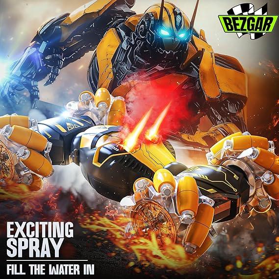 BEZGAR Double-Sided 360° RC Stunt Car – Gesture Controlled, LED Lights - Logan's Toy Chest