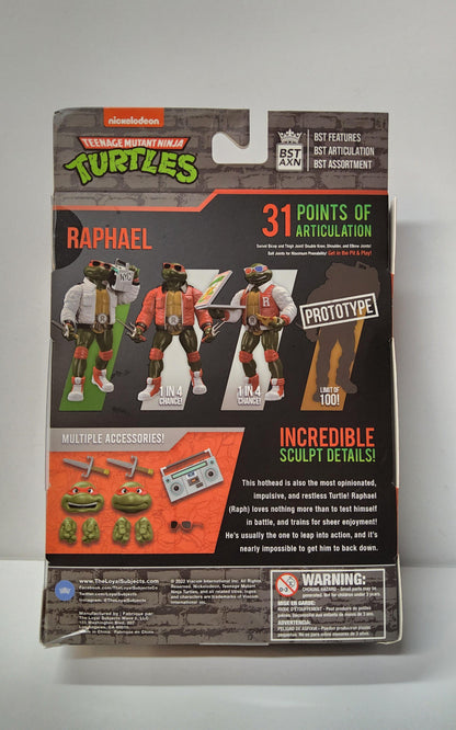 BST AXN Raphael Action Figure - TMNT Street Style - Logan's Toy Chest