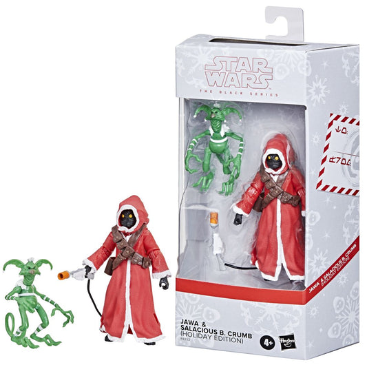 Star Wars Black Series Jawa & Salacious Crumb Holiday 6-Inch Figure