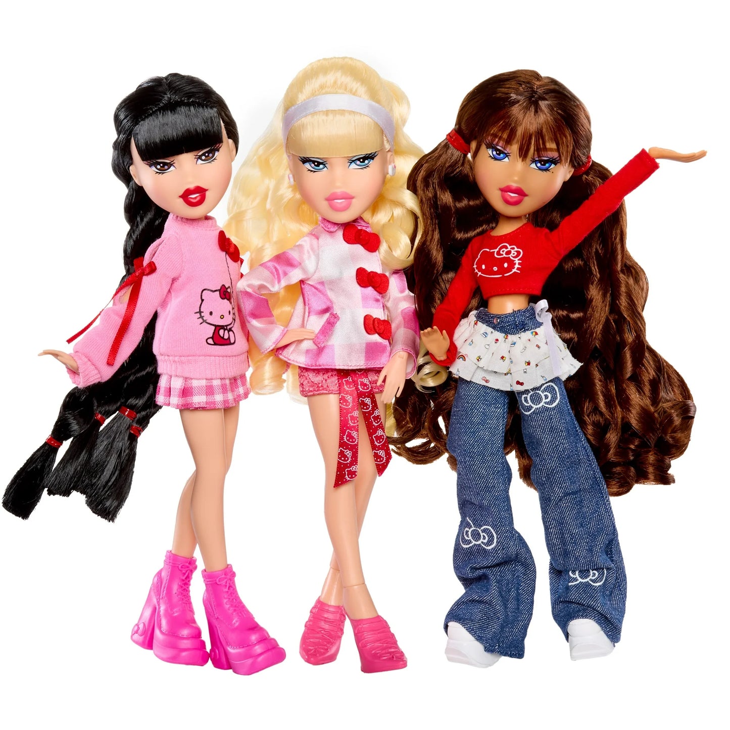 Bratz x Hello Kitty Sanrio Fashion Dolls Set – Cloe, Jade & Yasmin Collectible