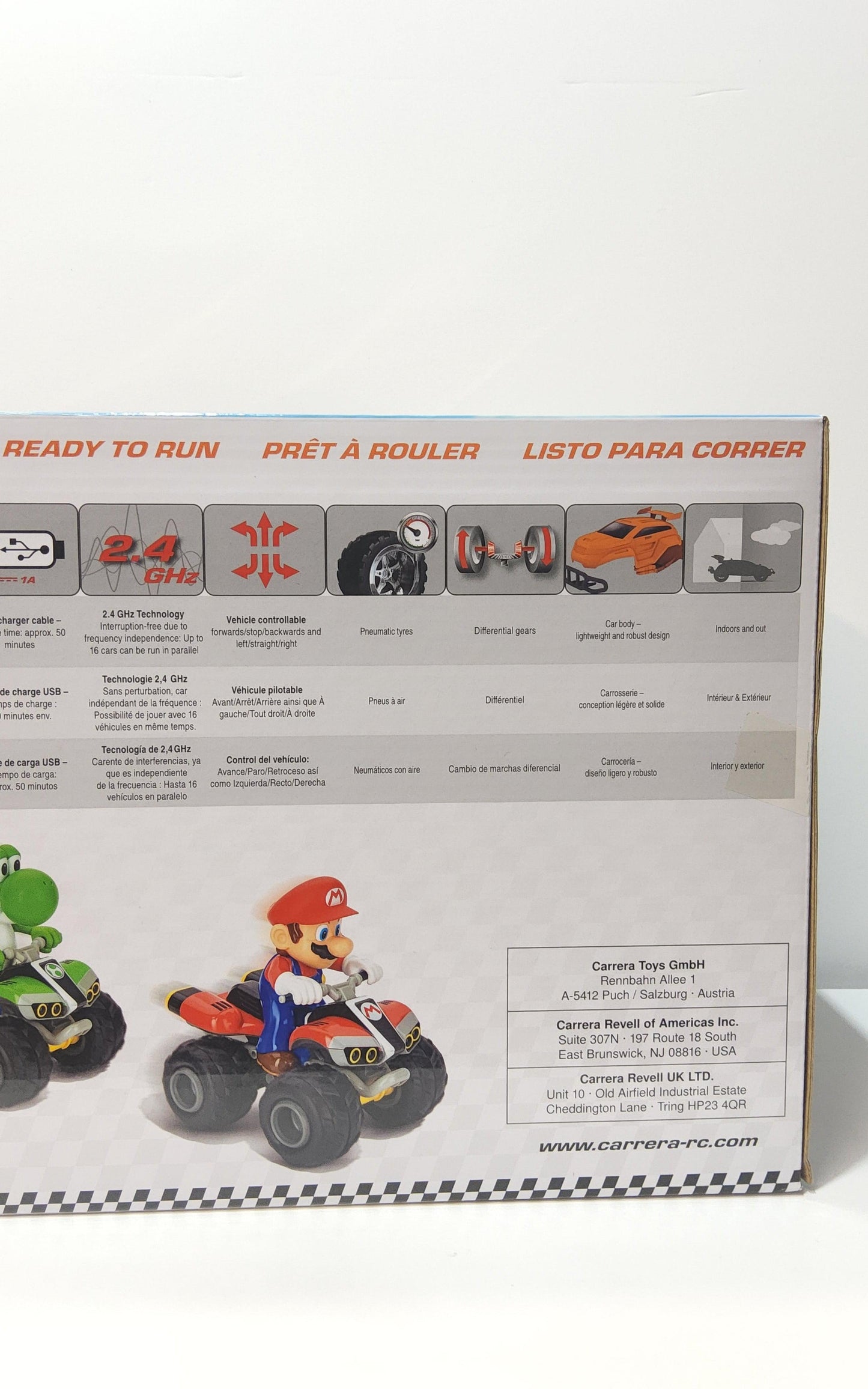 "Carrera RC Nintendo Mario Kart Peach Quad 1:20 Scale RC Car" - Logan's Toy Chest