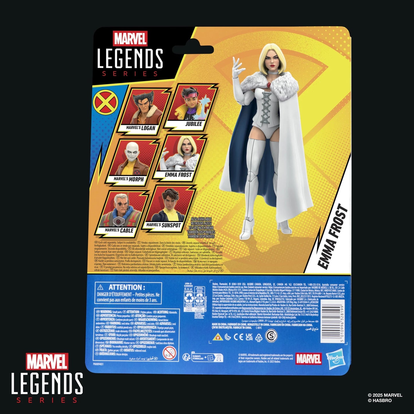 Marvel Legends Emma Frost 6-Inch Action Figure X-Men ’97 Hasbro Toy