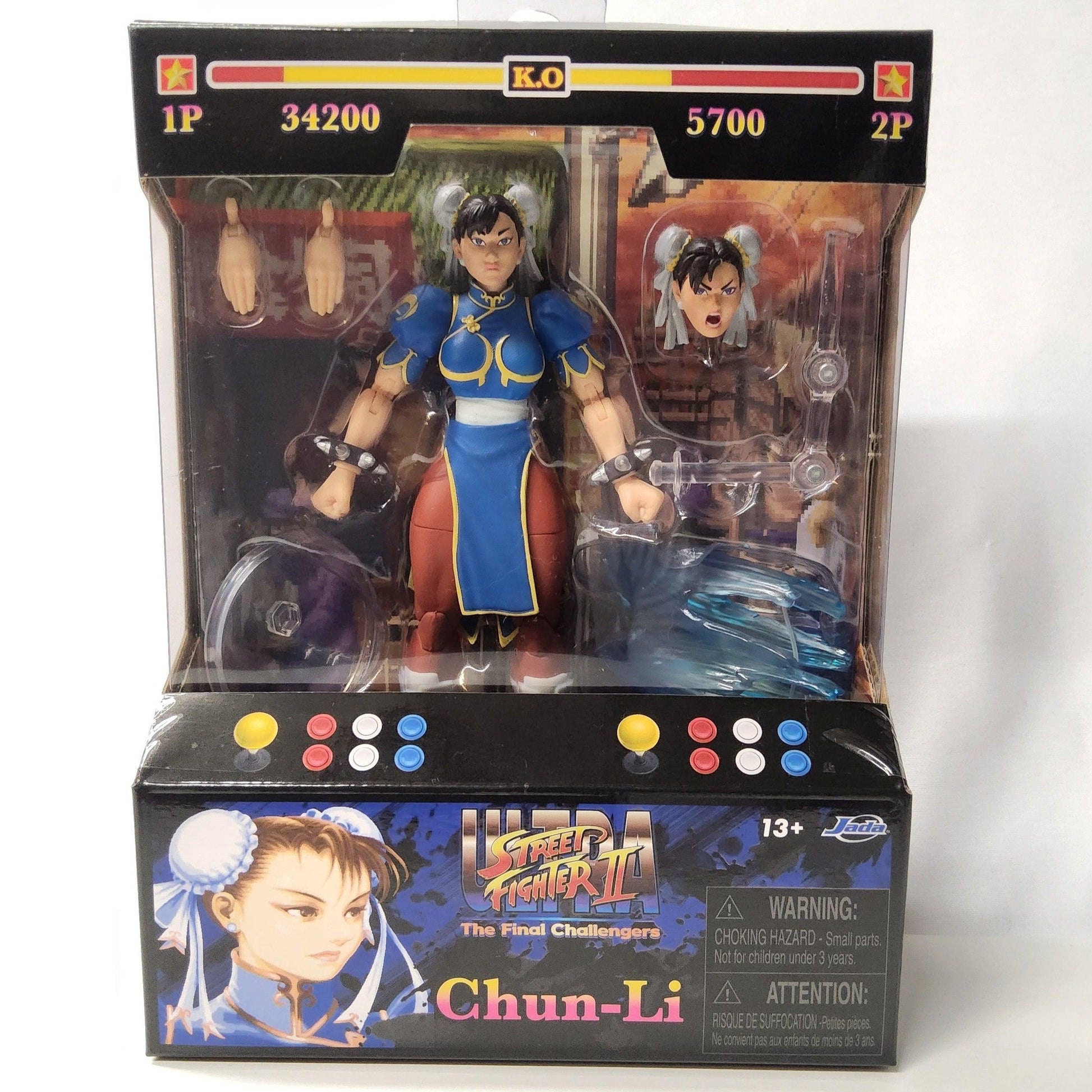 Chun-Li 6" Moveable Figure - Ultra Street Fighter II Video Game Model by Jada - Logan's Toy Chest