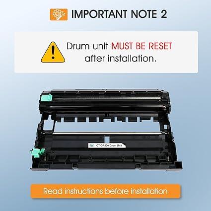 Compatible DR-830 Drum Unit 2-Pack for Brother HL & MFC Series Printers - Logan's Toy Chest