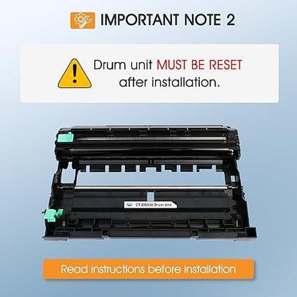 Compatible DR-830 Drum Unit 2-Pack for Brother HL & MFC Series Printers - Logan's Toy Chest