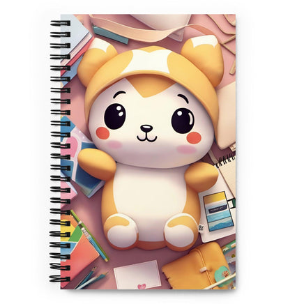 Cute Bear Cub Animation Spiral Notebook - Logan's Toy Chest