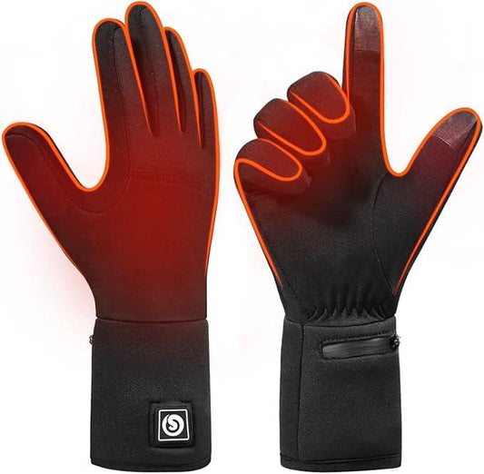 DAY WOLF Heated Glove Liners – 7.4V Thin Winter Gloves for Outdoor Use - Logan's Toy Chest