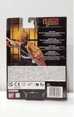 Demon Slayer Zenitsu Agatsuma Action Figure Bandai Ultimate Legends 6-Inch - Logan's Toy Chest