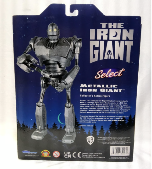 Diamond Select 9" Iron Giant Battle Mode Figure Articulated + Accessories - Logan's Toy Chest