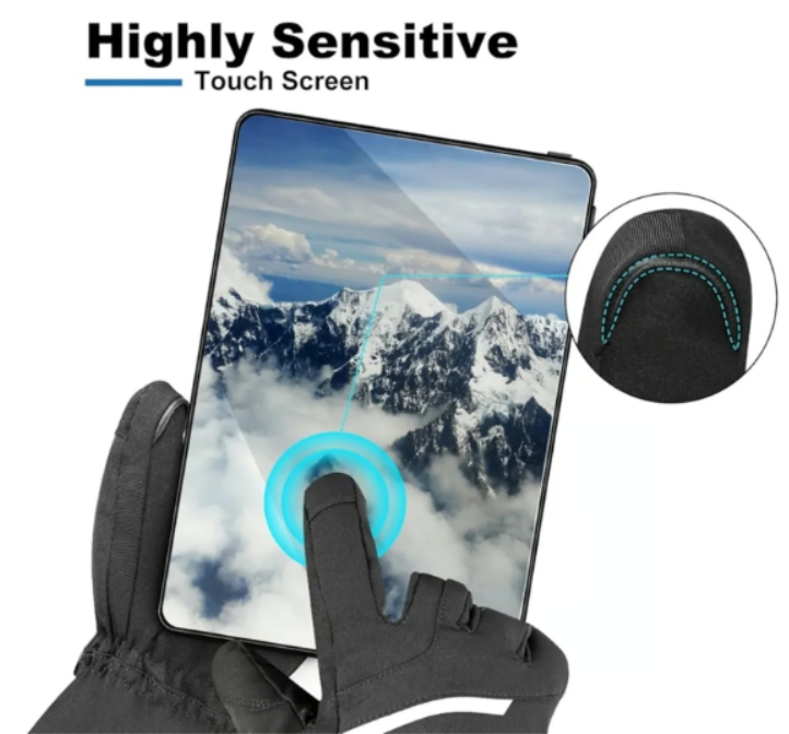 DINSVTA Heated Gloves - Rechargeable Winter Skiing (Medium/Unisex) - Logan's Toy Chest