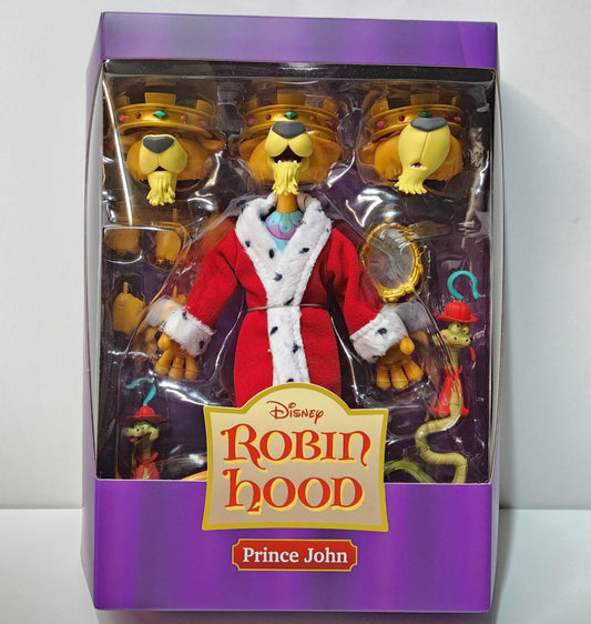 Disney Super 7 Robin Hood Prince John 7" Rare Collectible Action Figure - Logan's Toy Chest