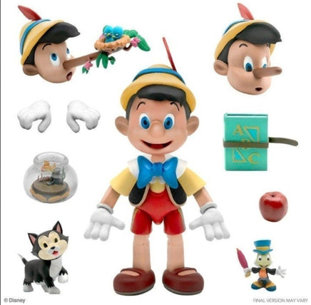 Disney Super 7 Ultimate Pinocchio Action Figure & Accessories - Logan's Toy Chest