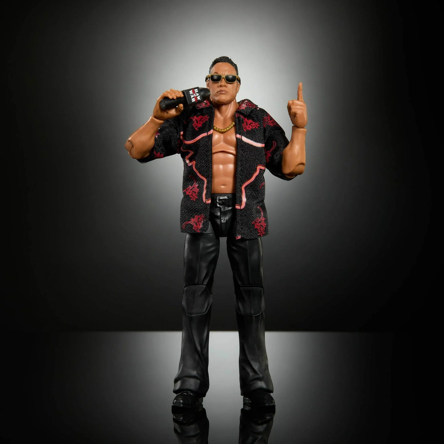 WWE Elite Monday Night War The Rock 6-Inch Action Figure Collectible Set