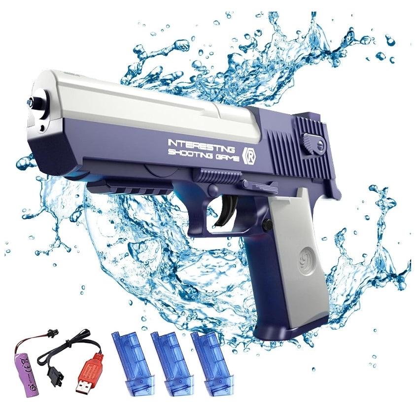 Electric Water Gun Toy | High Capacity Water Squirt Pool Toy - Logan's Toy Chest