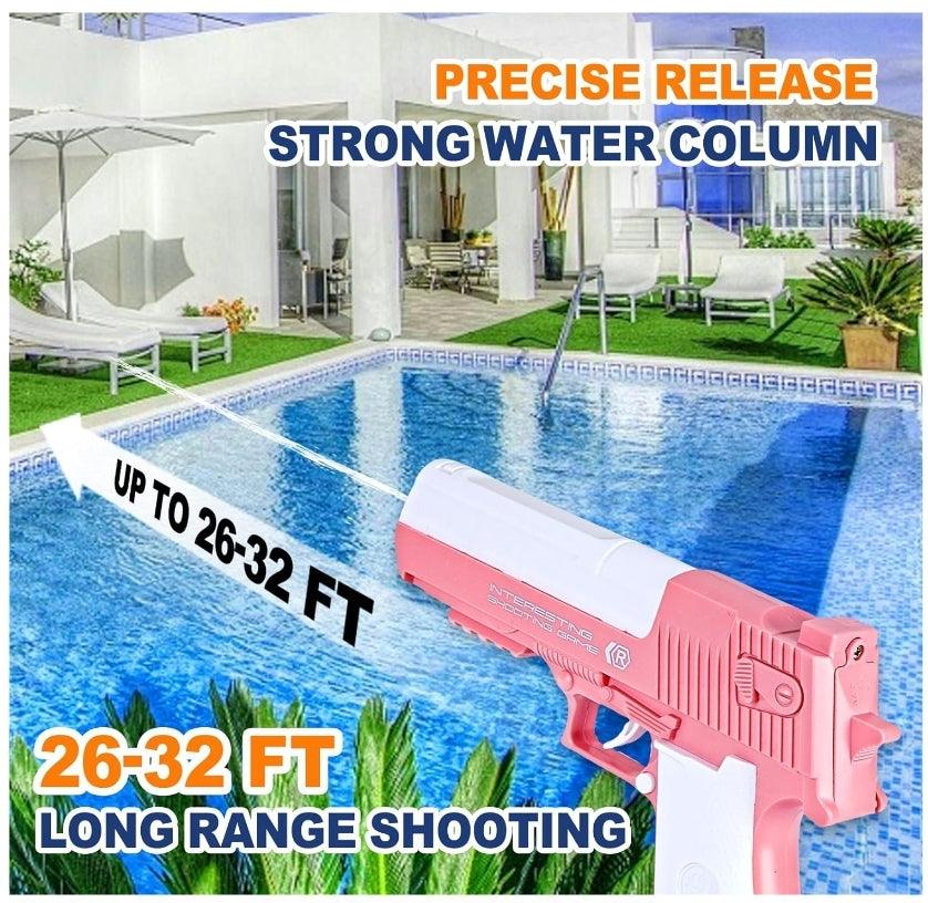 Electric Water Gun Toy | High Capacity Water Squirt Pool Toy - Logan's Toy Chest