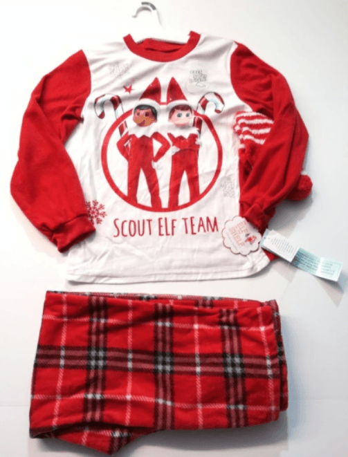 Elf On The Shelf Pajama Set Size 8/10 – Holiday PJs & Cozy Socks Bundle - Logan's Toy Chest