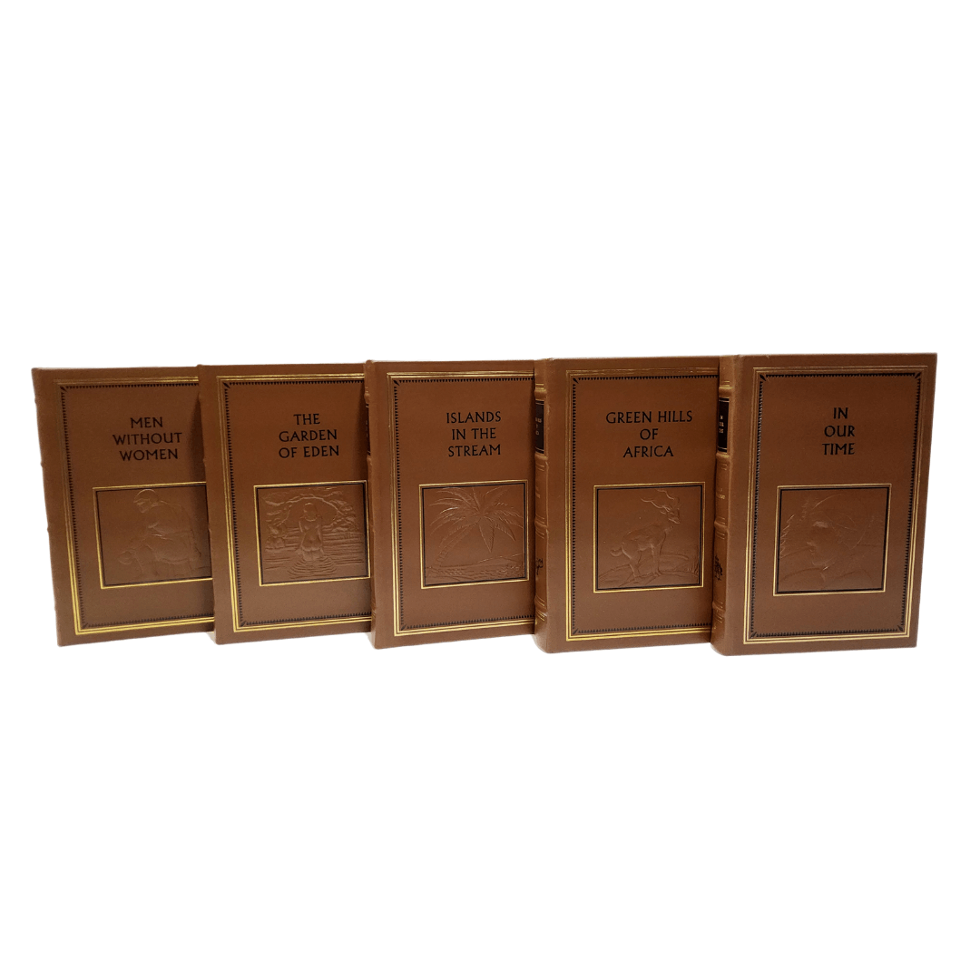 Ernest Hemingway 20 Volume Collector's Edition Book Set Easton Press Leather Set - Logan's Toy Chest