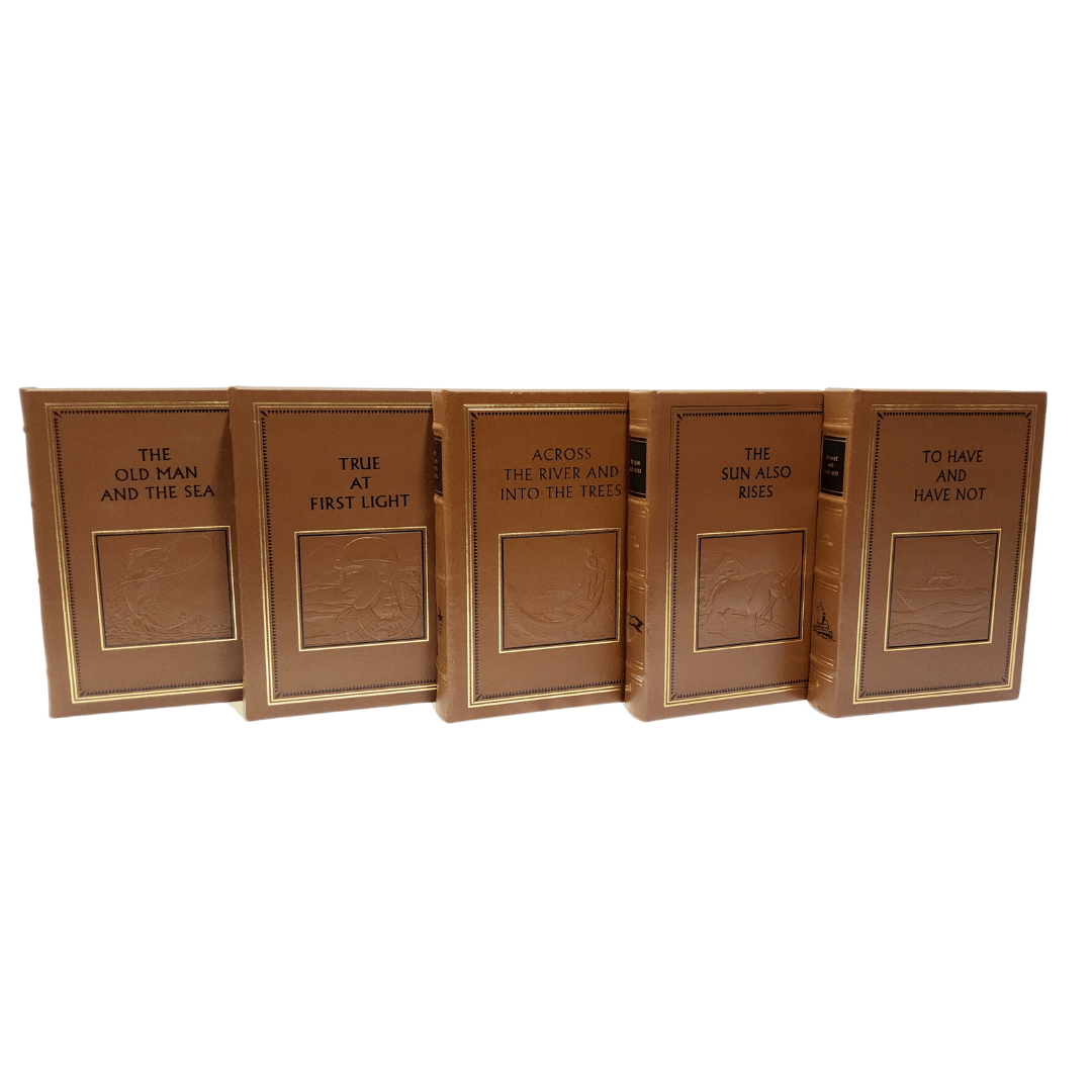 Ernest Hemingway 20 Volume Collector's Edition Book Set Easton Press Leather Set - Logan's Toy Chest