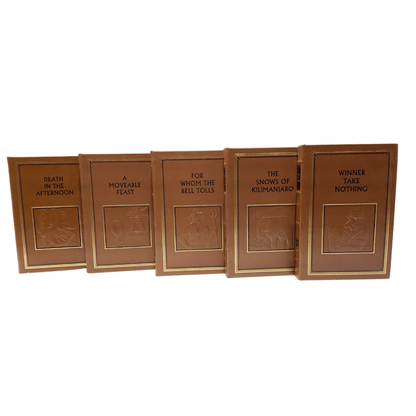 Ernest Hemingway 20 Volume Collector's Edition Book Set Easton Press Leather Set - Logan's Toy Chest