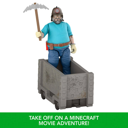 Minecraft Explosive Minecart Escape Action Figure Set by Mattel