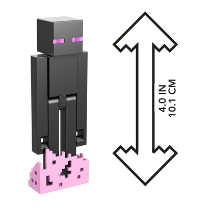 Minecraft Enderman 3.25" Action Figure with Accessories – Collectible Toy