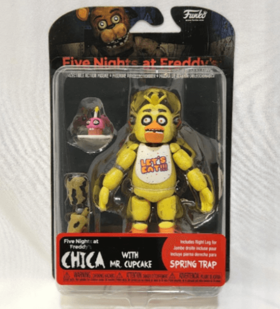 Five Nights at Freddy's Chica Funko Action Figure with Mr. Cupcake - Logan's Toy Chest