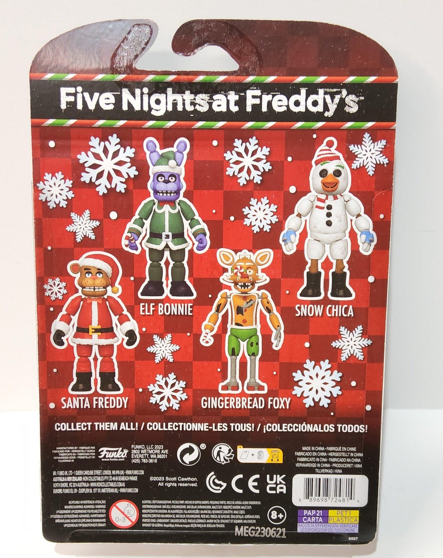 FNAF Elf Bonnie Five Night's at Freddy's 5" Holiday christmas Funko Figure - Logan's Toy Chest
