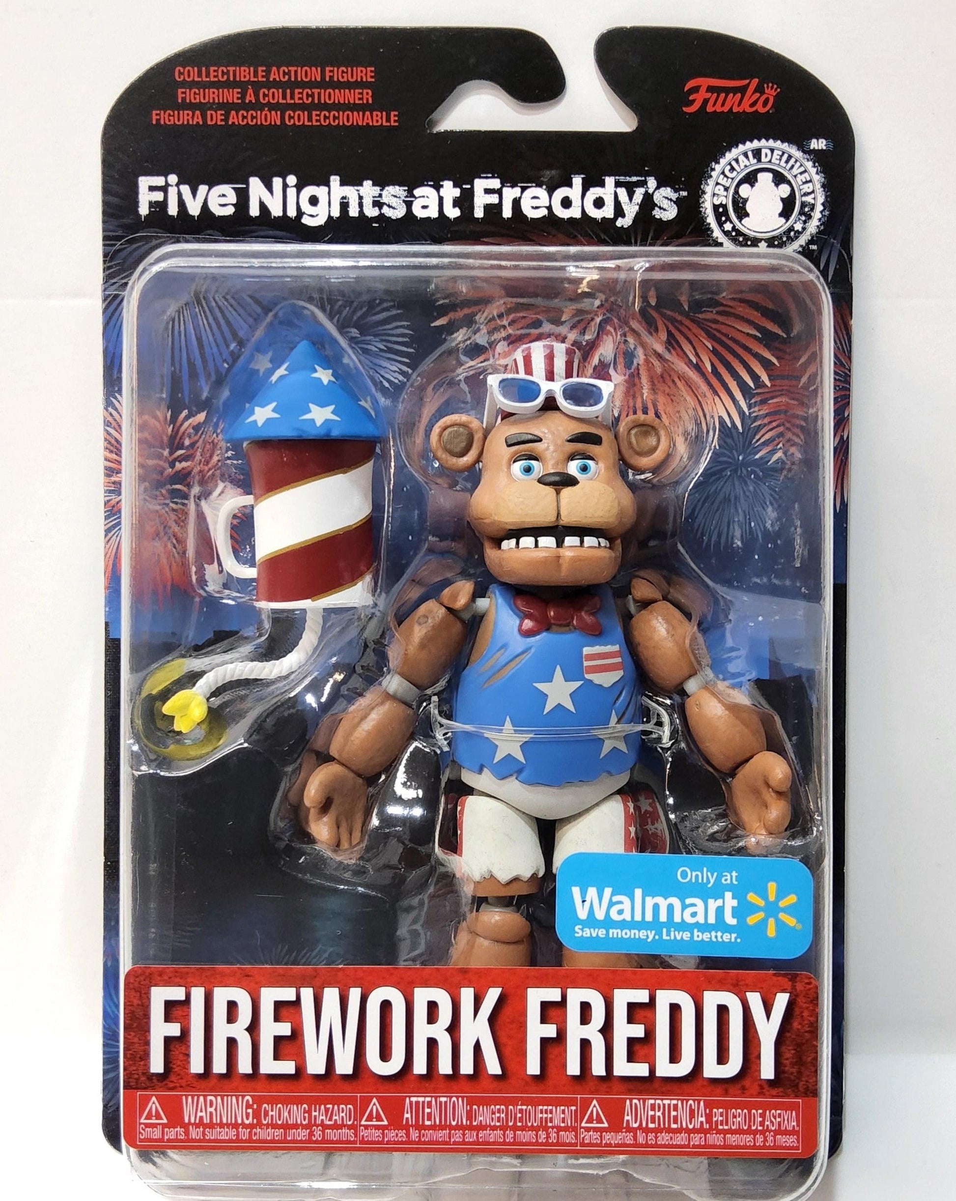FNAF Five Night's at Freddy's Special Delivery Fireworks 6" Freddy Action Figure - Logan's Toy Chest