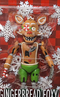 FNAF Five Nights at Freddy's Gingerbread Foxy 5" Holiday Christmas Figure - Logan's Toy Chest