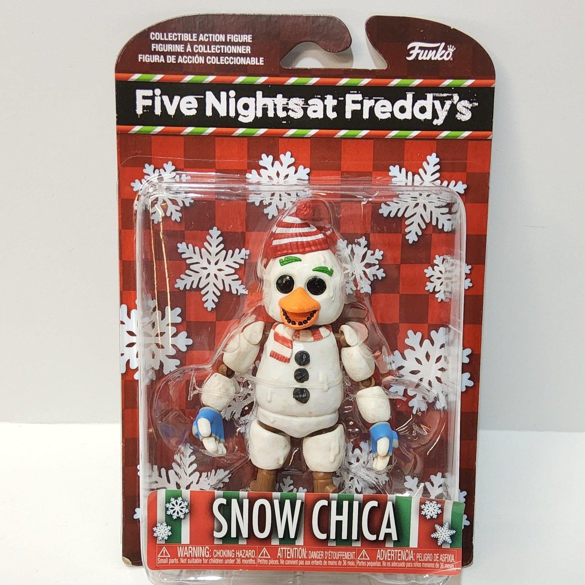 FNAF Snow Chica Five Night's at Freddy's 5" Holiday christmas Funko Figure - Logan's Toy Chest