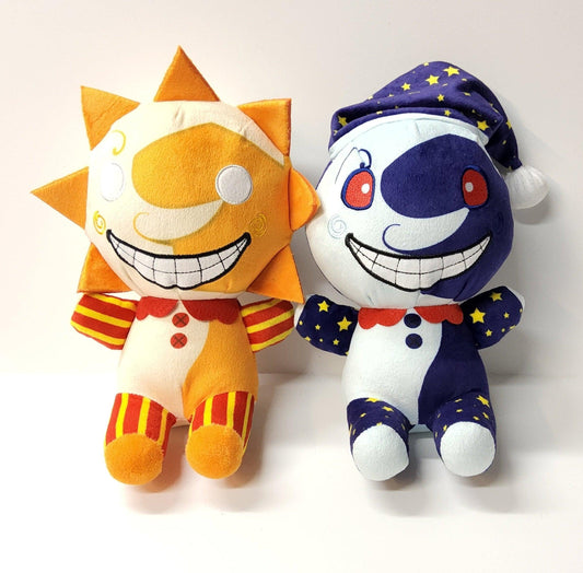 FNAF Sun and Moon 9" Plushies New Never Opened - Logan's Toy Chest