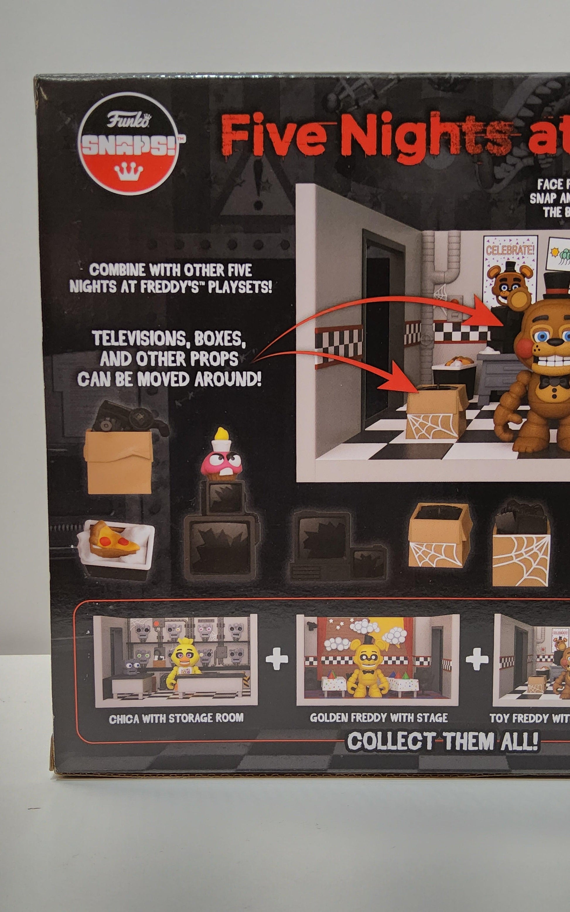Funko FNAF Toy Freddy 3 Figure with Storage Room Playset - Collectibl –  Logan's Toy Chest