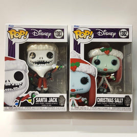 Funko Pop! Disney NBC Santa Jack Skellington Christmas Sally Bundle - Logan's Toy Chest