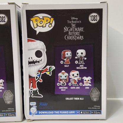 Funko Pop! Disney NBC Santa Jack Skellington Christmas Sally Bundle - Logan's Toy Chest