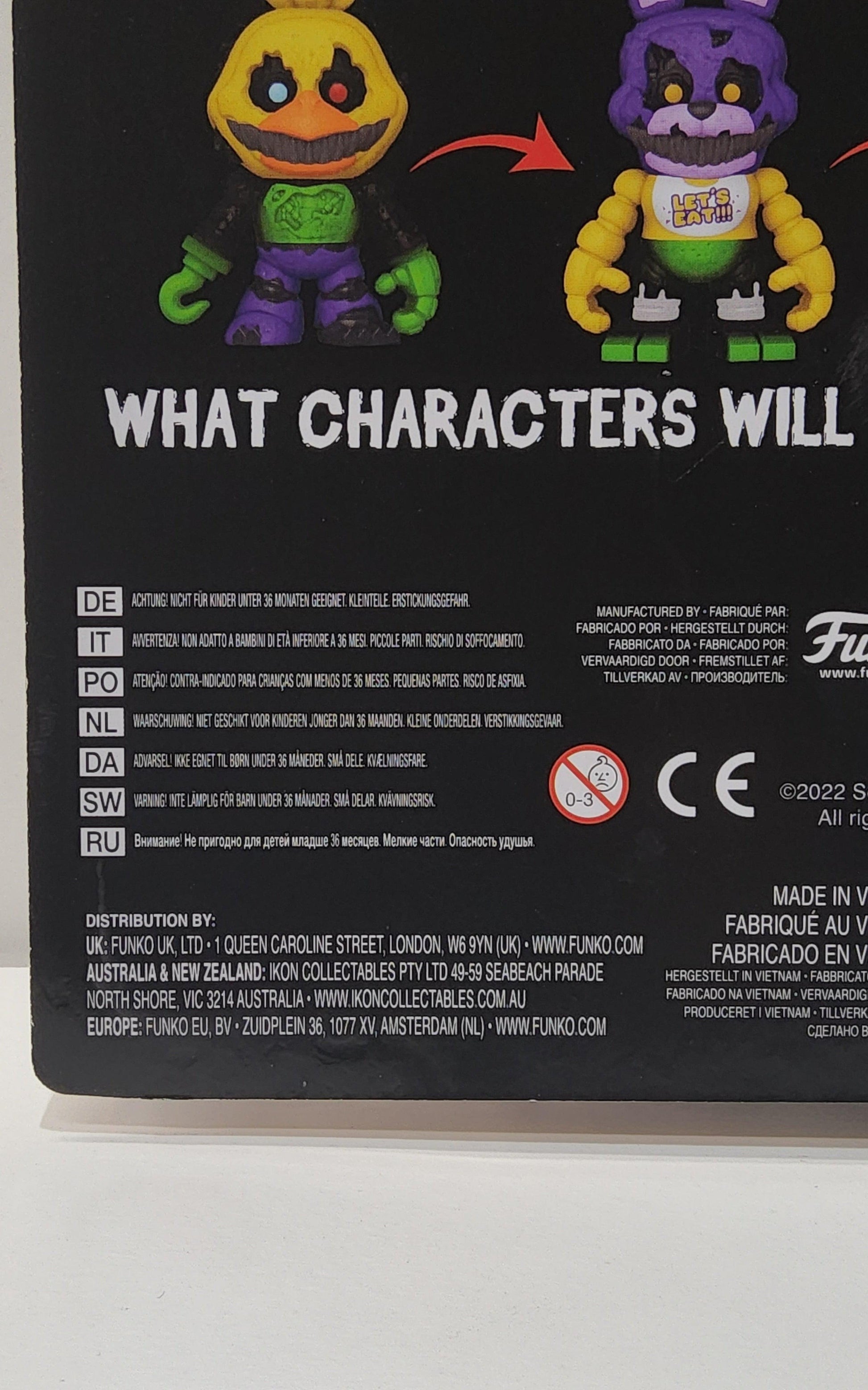 Funko Snaps Five Night's at Freddy's FNAF Toy Chica and Nightmare Chic –  Logan's Toy Chest