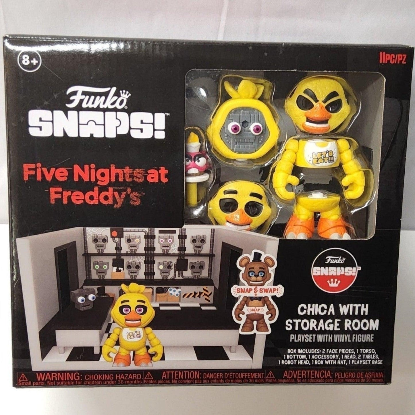 Funko Snaps! FNAF Five Nights at Freddy's Chica 11 Piece FNAF Playset - Logan's Toy Chest