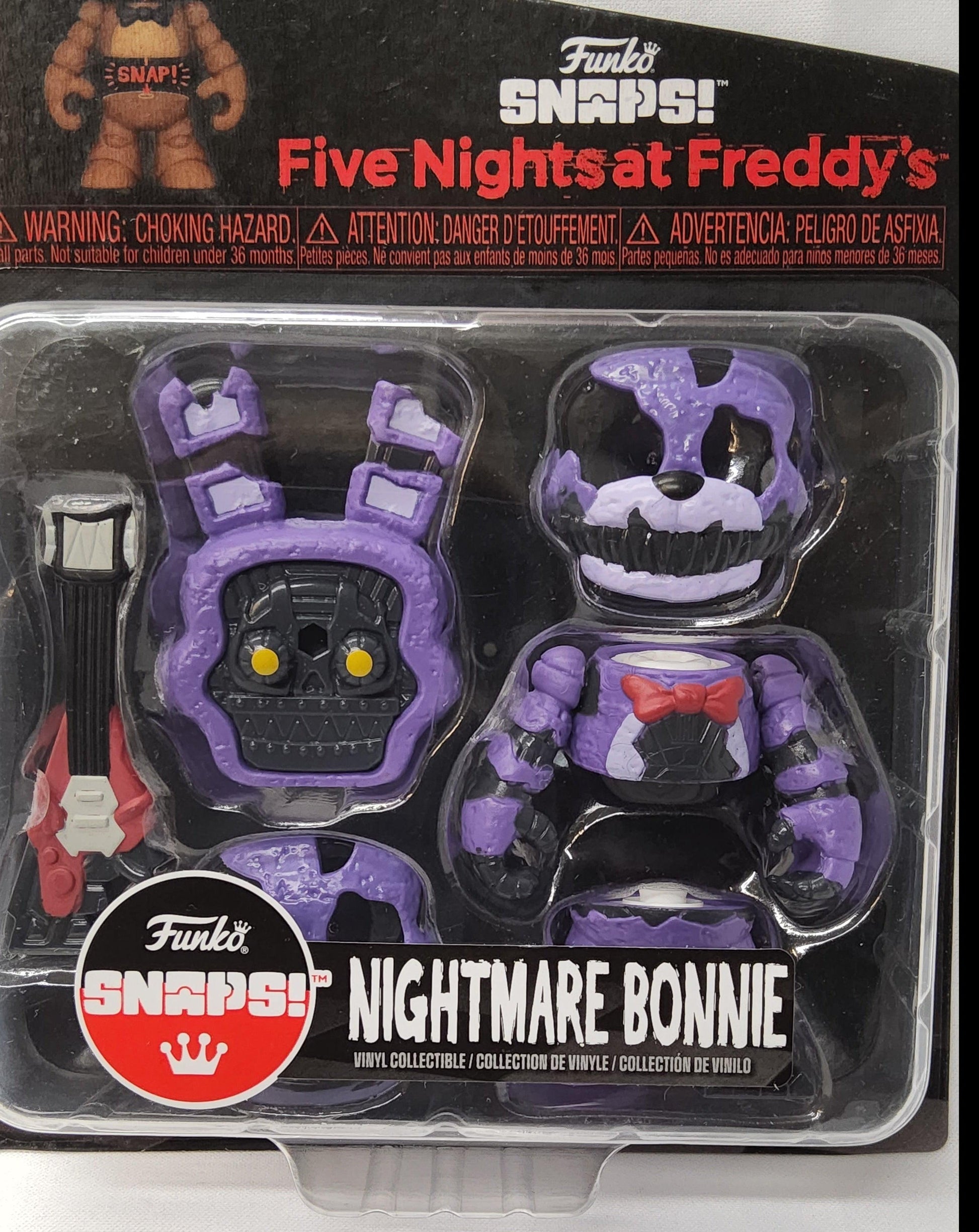 Funko Snaps! FNAF Nightmare Bonnie Five Nights at Freddy's Action Figure - Logan's Toy Chest