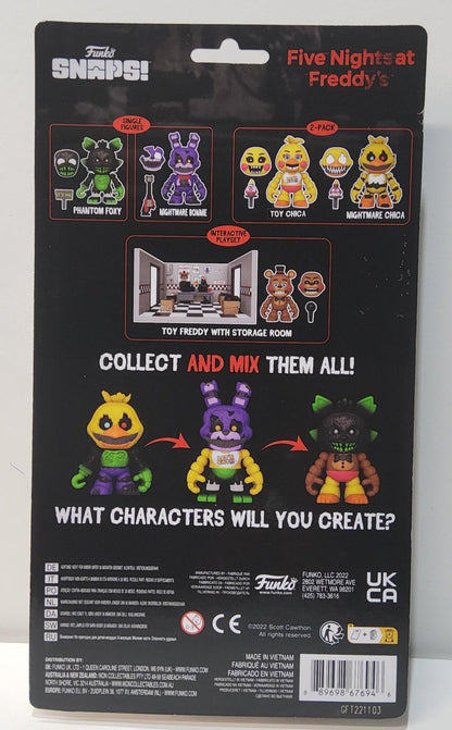 Funko Snaps! FNAF Toy Chica & Nightmare Chica 2-Pack Vinyl Figures - Logan's Toy Chest