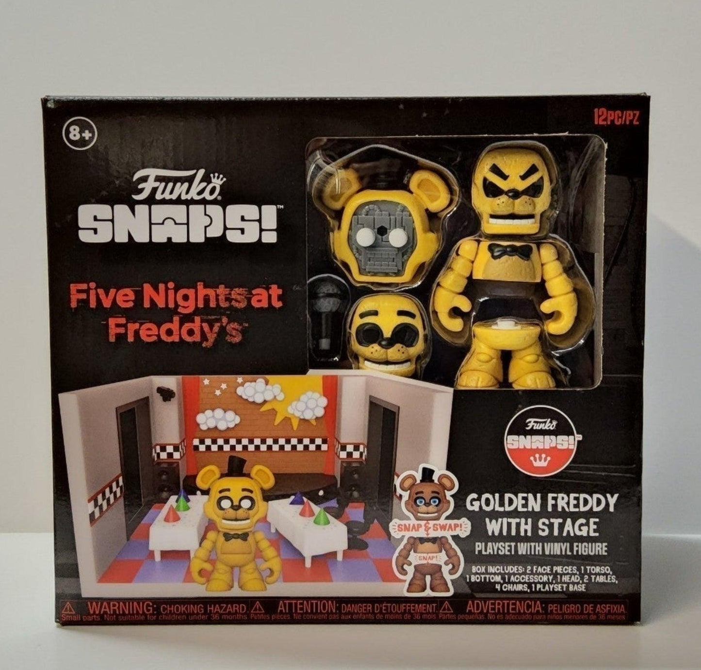 Figurine Funko FNAF - Stage w/ Freddy (GD) - Snap Playset Funko